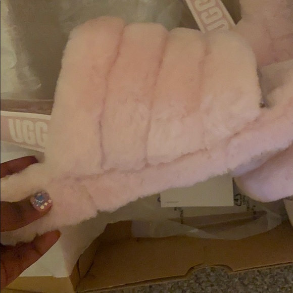 UGG Shoes - Ugg fluffy slippers never worn
